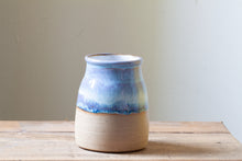 Load image into Gallery viewer, #44 Blue Vase With Hints of Pink
